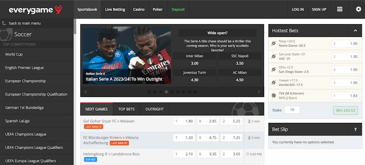 everygame soccer betting site