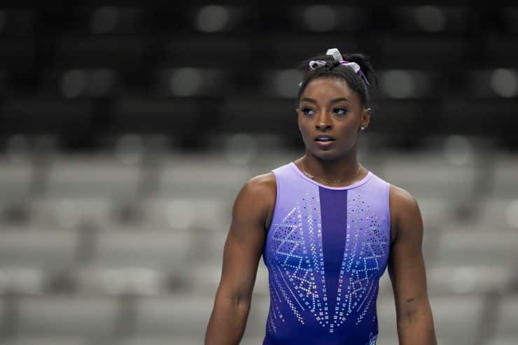 Simone Biles Leads After Day 1 Of US Gymnastics Championships