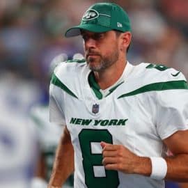 New York Jets quarterback Aaron Rodgers