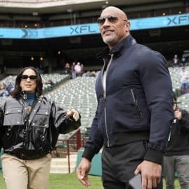 XFL owners Dany Garcia and Dwayne Johnson
