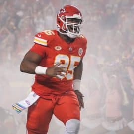 Kansas City Chiefs defensive tackle Chris Jones