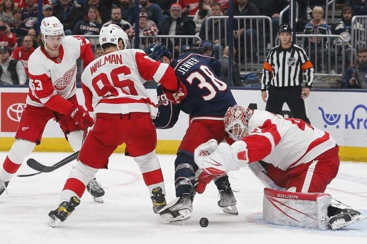 RECAP: Red Wings shut out Blue Jackets, 4-0, in Reimer's 'special' debut