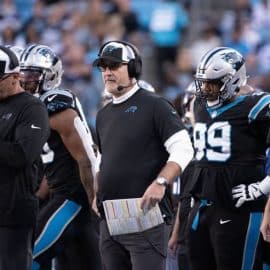 panthers frank reich on sidelines vs dallas (1)
