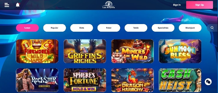 washington online casinos las Atlantis