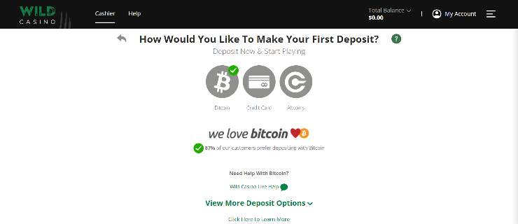 Step 2: Make a Deposit