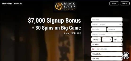 Black Lotus Casino Promotion