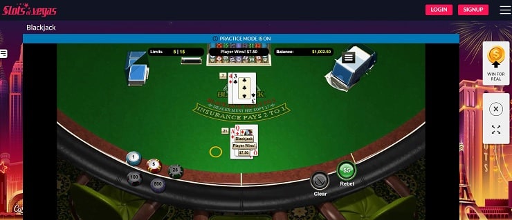 slots of vegas casino review Blackjack 