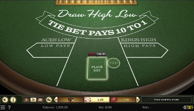 bovada high low casino