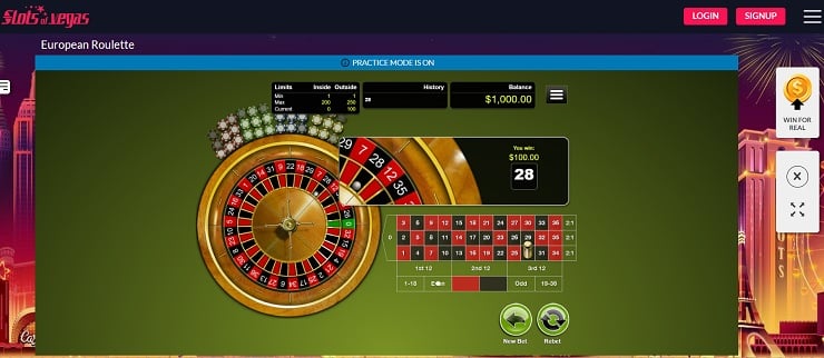 slots of vegas promo codes roulette game