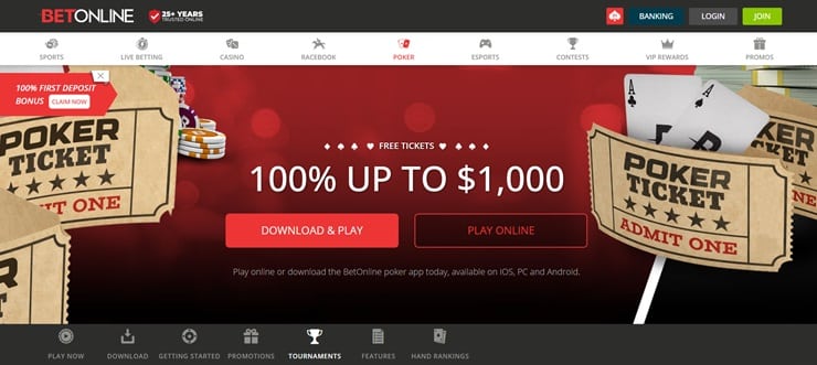 BetOnline - Best Site for Online Gambling in Maine