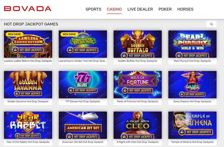 Bovada - Online Casino in Idaho jackpot games