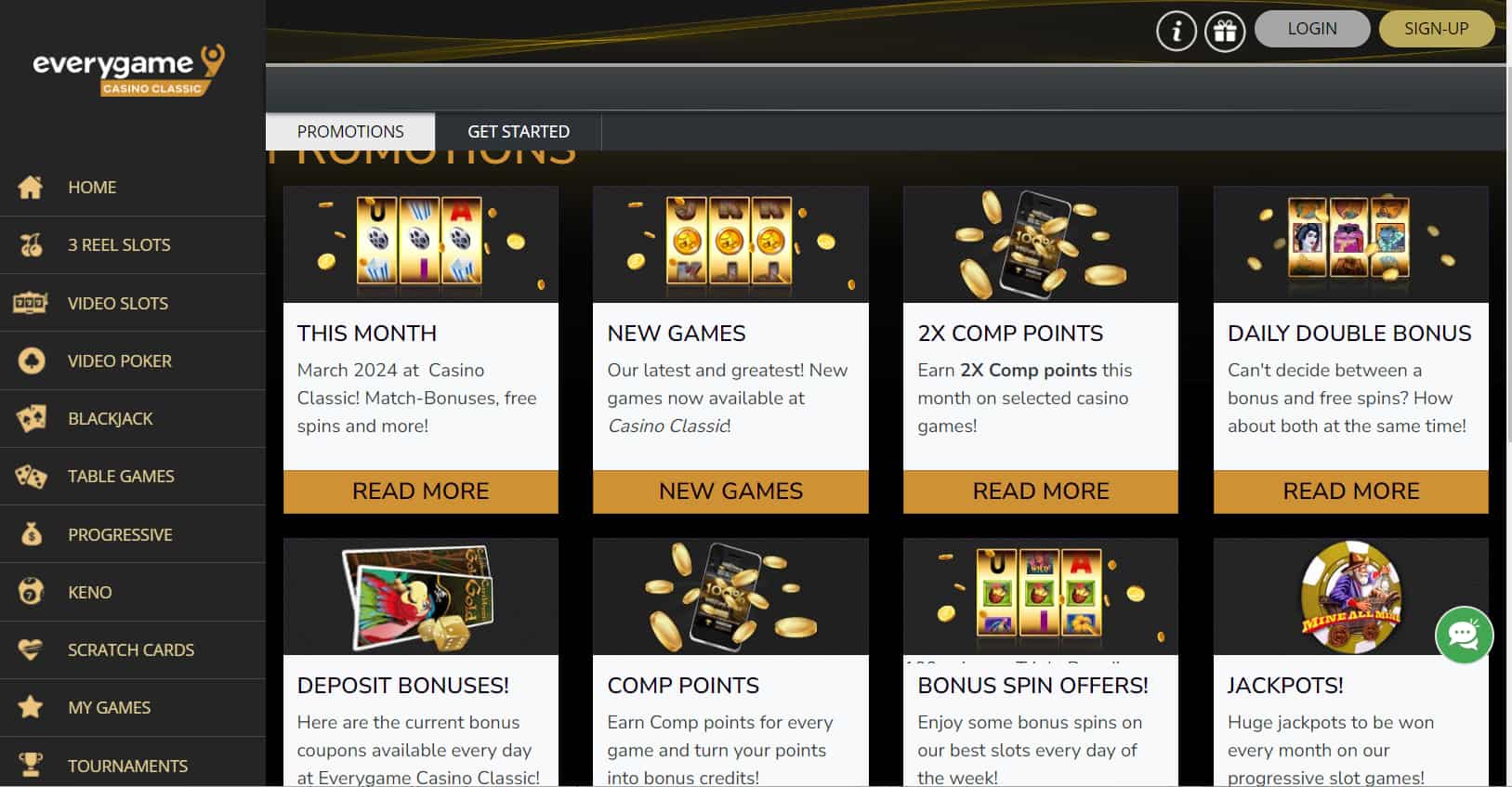 online casino bonuses everygame