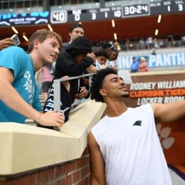 bryce young selfie at clemson (1)