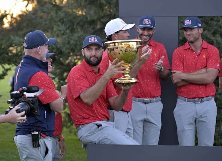 X reacts to the United States winning 2024 Presidents Cup