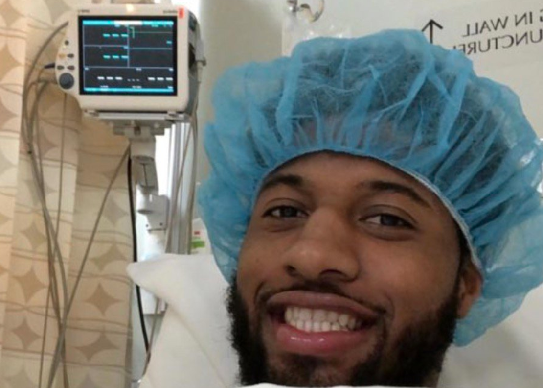 Paul George posts knee surgery photo update from hospital on Instagram ...