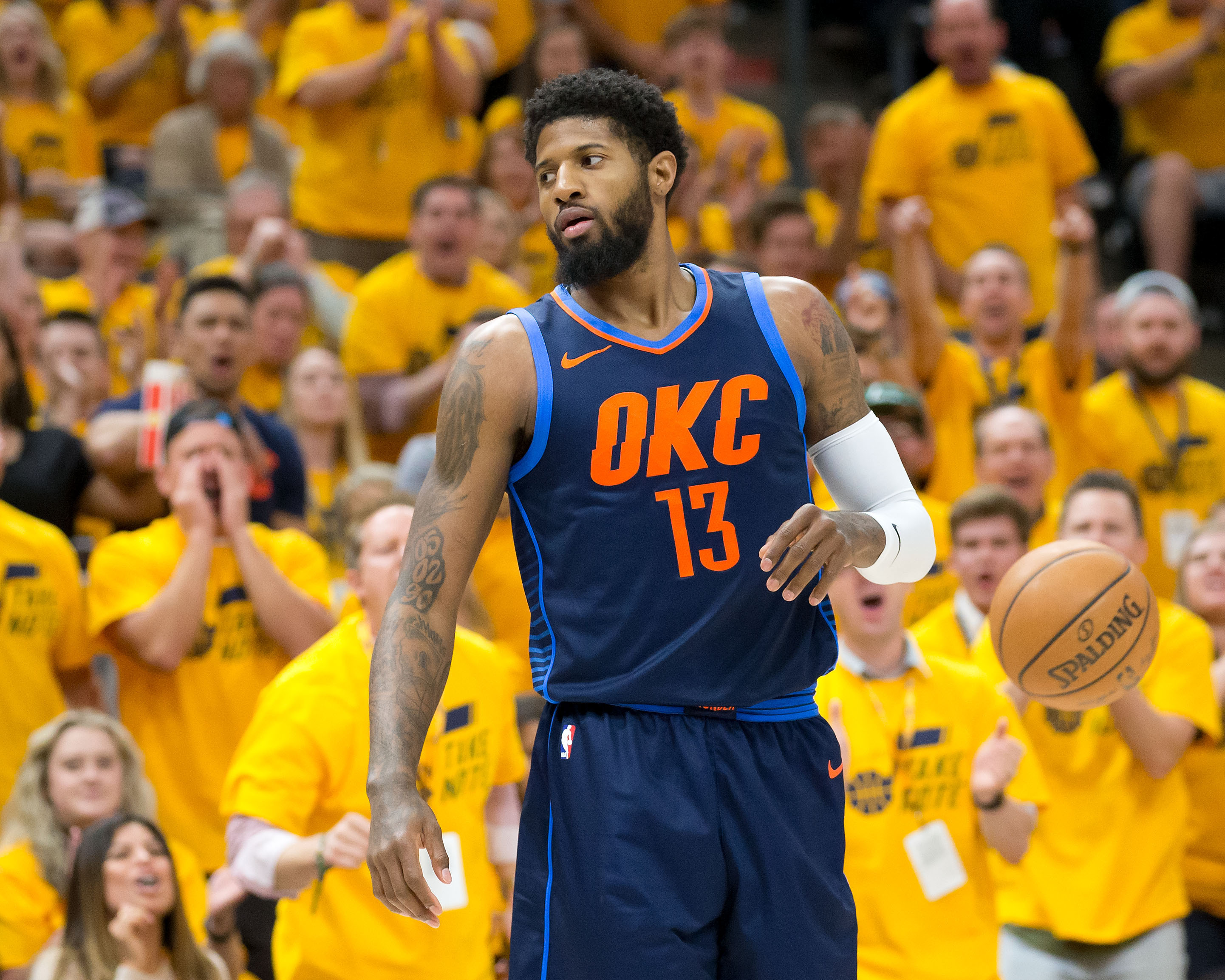 Paul George S Contract Could Keep Him In OKC For Seven Years The   Usatsi 10813704 1 