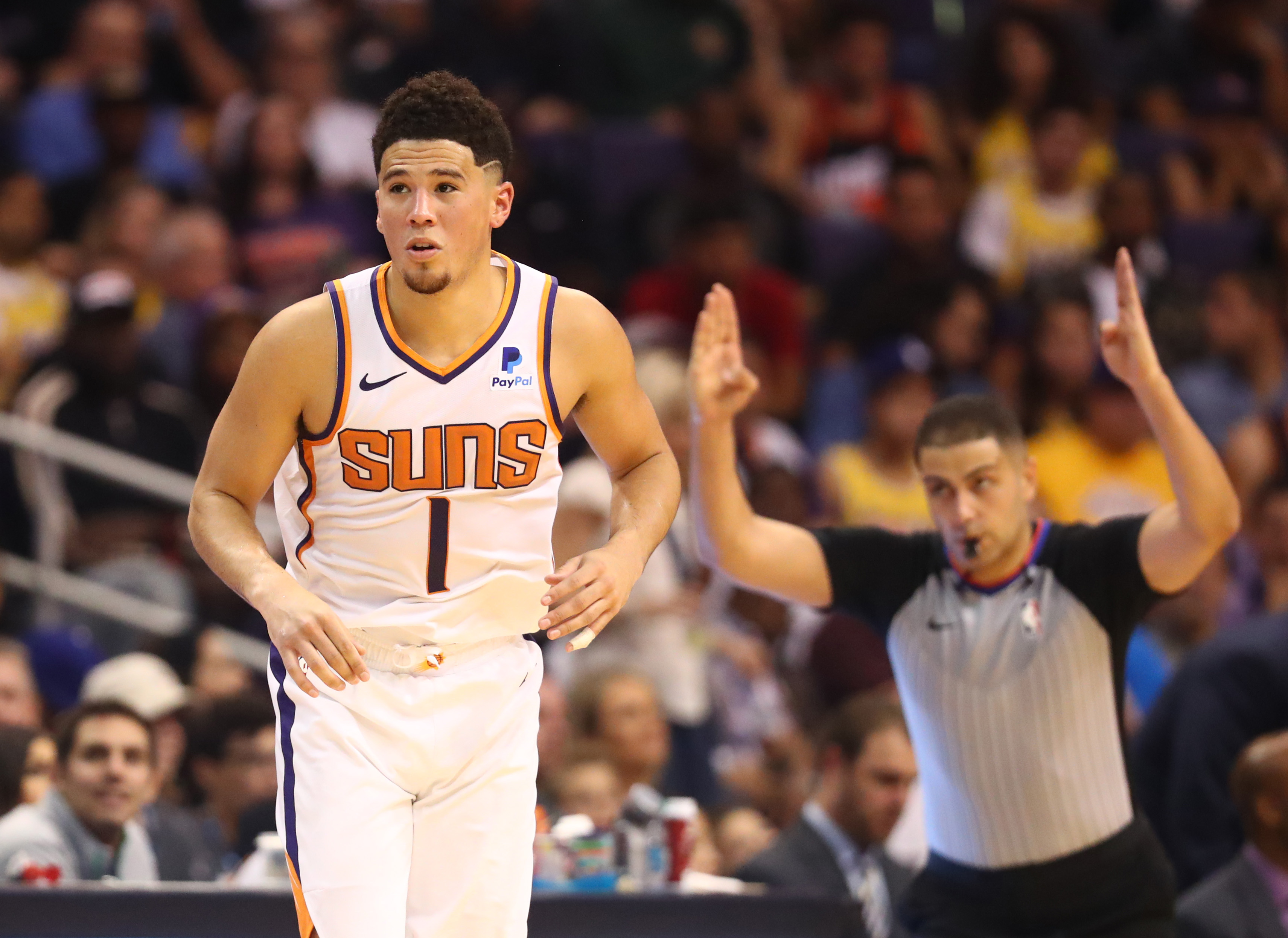 Suns’ shooting guard Devin Booker is taking on a larger leadership role ...