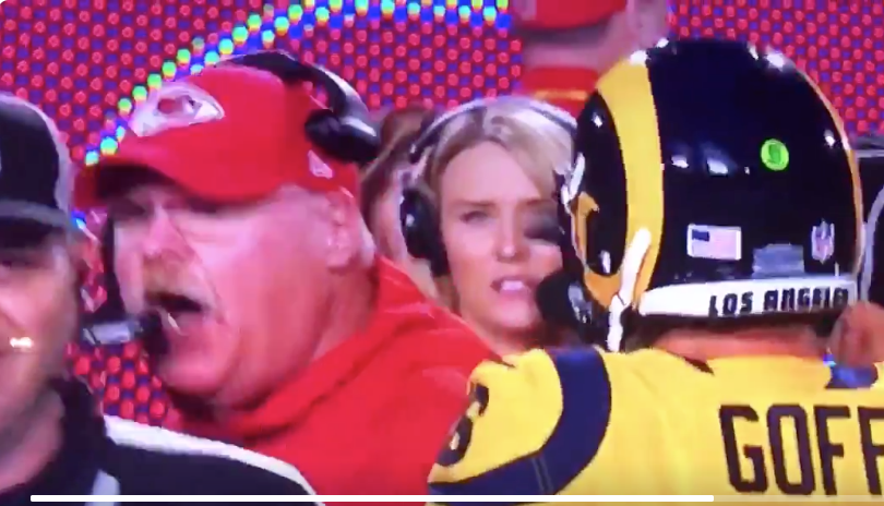 Watch: Angry Andy Reid goes nuts arguing awful pass interference call ...