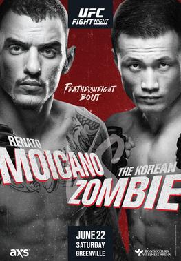 Ufc Fight Night Moicano Vs Korean Zombie Fight Card The Sports Daily