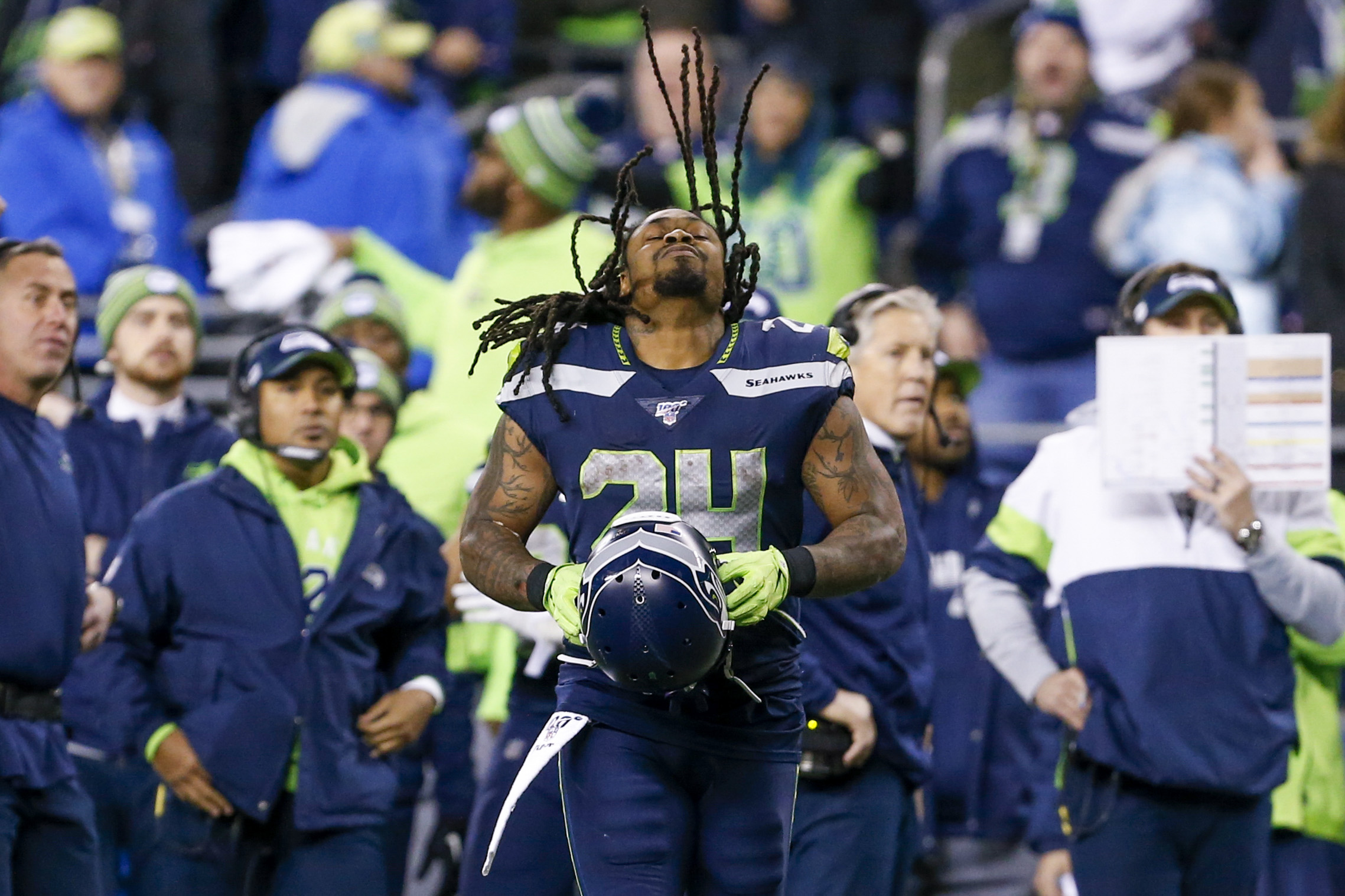 Marshawn Lynch leaves door open on playing for Seahawks this season