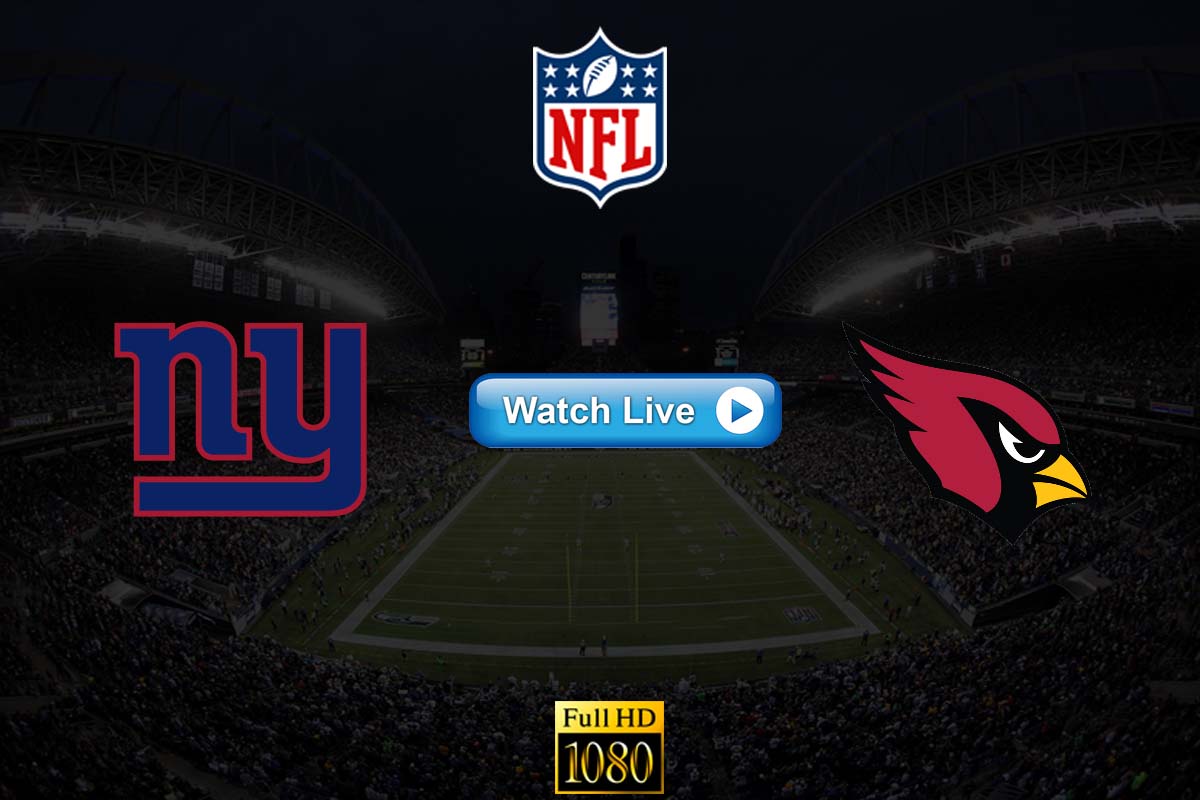NFL Crackstreams Giants vs Cardinals Live Streaming Reddit: Watch New