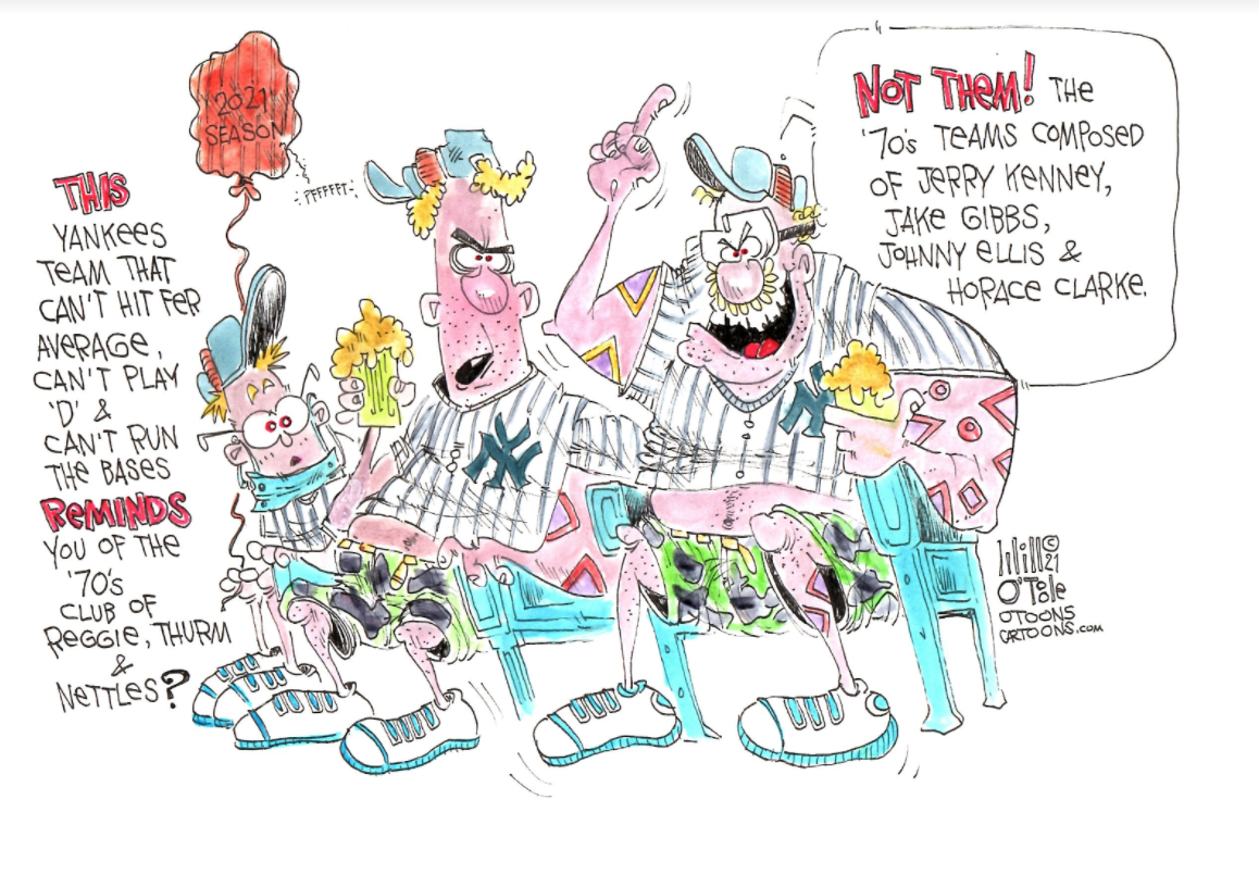 Your Daily Cartoon: Yankees looking like shades of their '70s teams?
